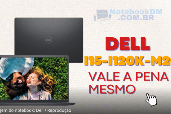Notebook Dell Inspiron I15-I120K-M20P Tela de 120 hz I5 12ª Geração