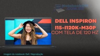 Notebook Dell Inspiron I15-I120K-M30P Tela Full HD de 120 hz | I5 12ª Geração | 16 GB | 512 GB SSD | Windows 11 Home em Português (Brasil) - Preto Carbono