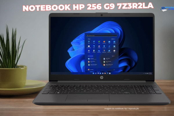 O Notebook HP 256 g9 7z3r2la é um bom modelo intermediário, devido à sua configuração que têm Processador Core I3 da décima segunda geração e uma placa de vídeo Intel.