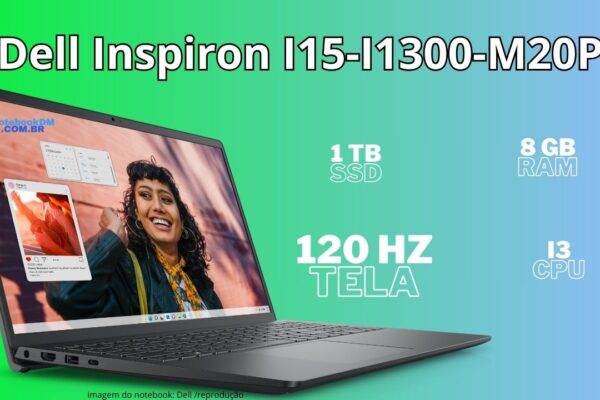 Dell Inspiron I15-I1300-M20P Full HD Intel Core i3 13ª SSD 1TB