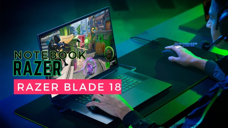 Notebook Gamer Razer Blade 18 RTX 4090 18" QHD+ 240Hz 32GB RAM - 2TB SSD Intel Core i9 13º Geração i9 13950HX RZ09-0484UEH4-R3U1