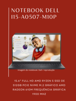 Notebook Dell Inspiron I15-A0507-M10P
