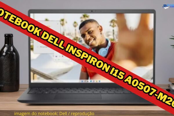 Notebook Dell Inspiron I15-A0507-M20P AMD Ryzen 5 1TB 15.6" Full HD WVA 120 HZ AMD Radeon 610M Frequência gráfica 1900 MHz