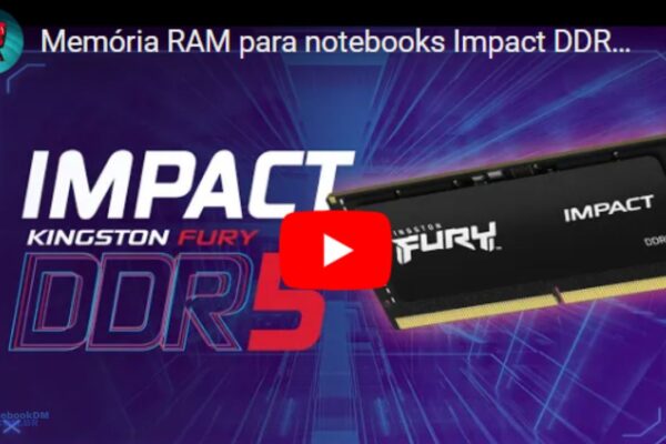 Memória RAM para notebooks DDR5 Kingston FURY Impact Black