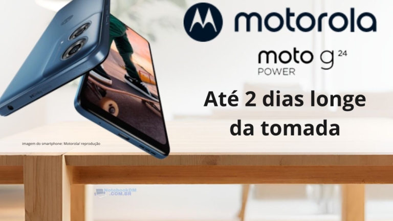Moto G24 Power no Brasil com bateria para até 2 dias