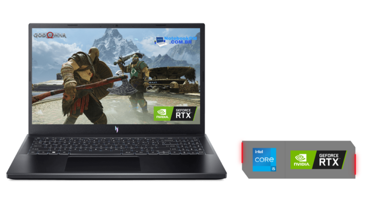 Acer Nitro V15 ANV15-51-50KD com RTX2050 4GB TELA 144hz
