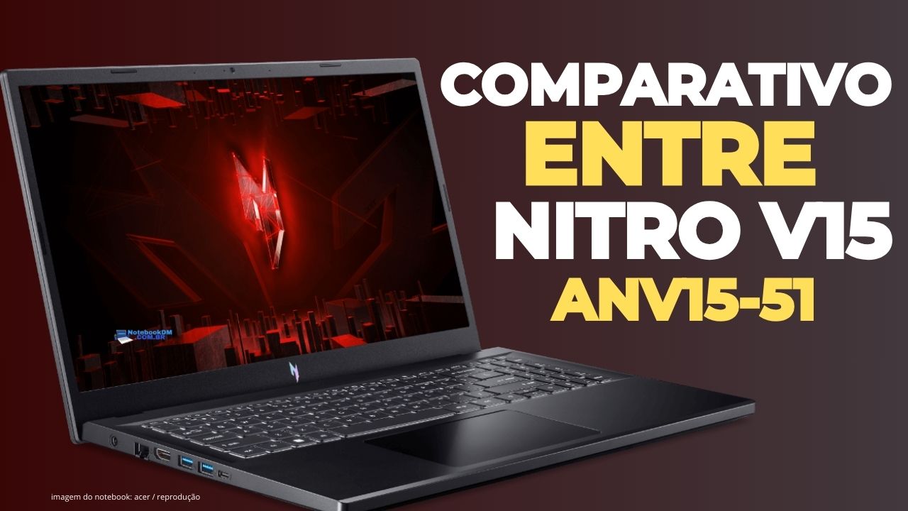 Comparador de notebook Acer Nitro V15 ANV15-51-58AZ ANV15-51-58QL ANV15-51-57WS ANV15-51-582R ANV15-51-50KD