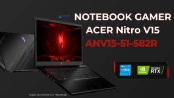 NOTEBOOK GAMER ACER Nitro V15 ANV15-51-582R RTX3050