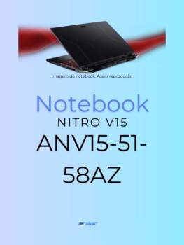 Notebook Acer Nitro V15 ANV15-51-58AZ i5-13420H RTX 3050