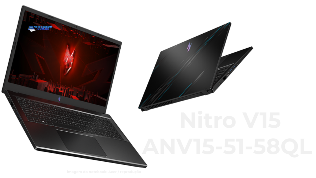 Notebook Gamer Acer Nitro V15 ANV15-51-58QL RTX 2050 i5 13420H