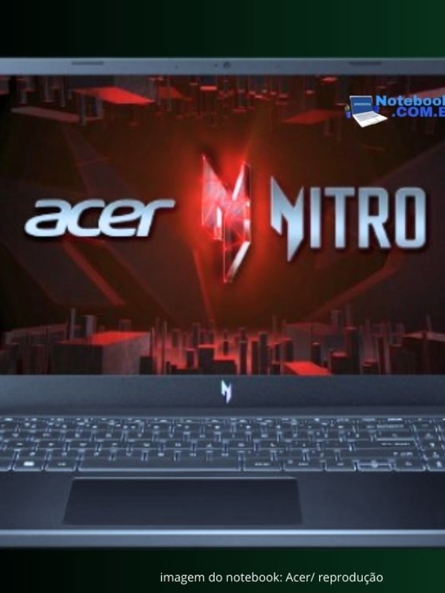 Notebook Acer Nitro V15 ANV15-51-58AZ i5-13420H de 13° Geração NVIDIA RTX 3050