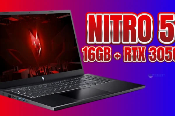 Aspire Nitro V15 ANV15-51-52QB - Notebook Gamer com uma RTX 3050 com 6GB,  i5-13420H e 16 GB RAM DDR5  