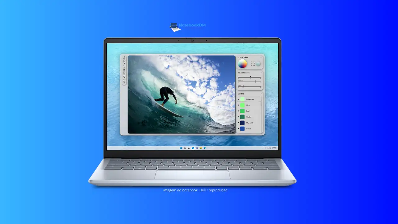 Dell Inspiron 14 com Intel Core 7 150U — i14-i150u-m70