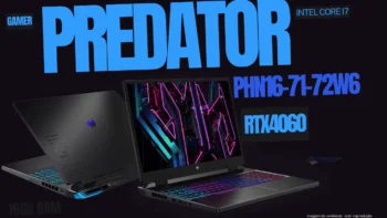 PREDATOR HELIOS NEO 16 PHN16-71-72W6 I7 13ª RTX 4060 Notebook Acer Predator Gamer Phn16-71-72w6