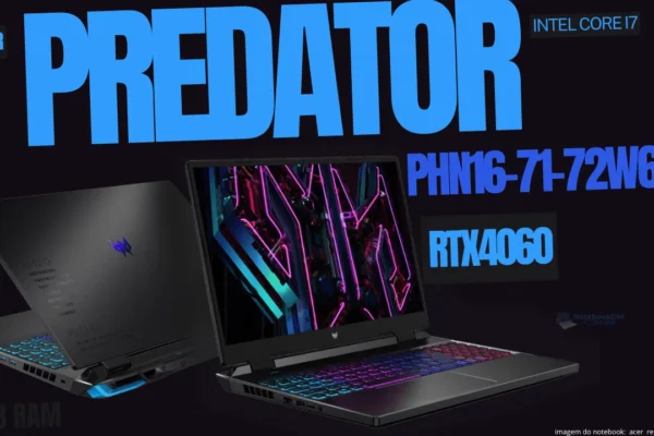 PREDATOR HELIOS NEO 16 PHN16-71-72W6 I7 13ª RTX 4060 Notebook Acer Predator Gamer Phn16-71-72w6