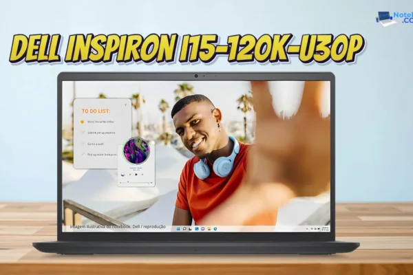 configuração do notebook Dell Inspiron I15-120K-U3P