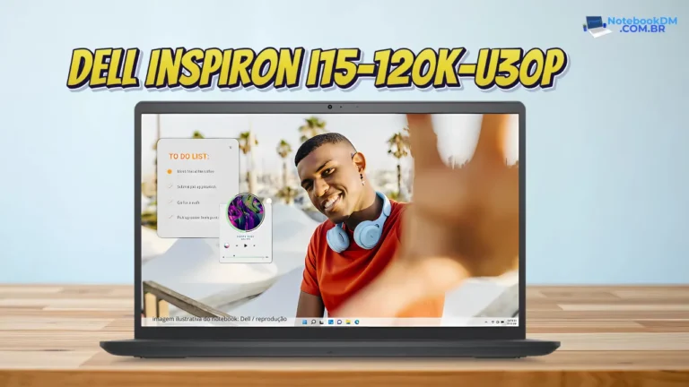 configuração do notebook Dell Inspiron I15-120K-U3P