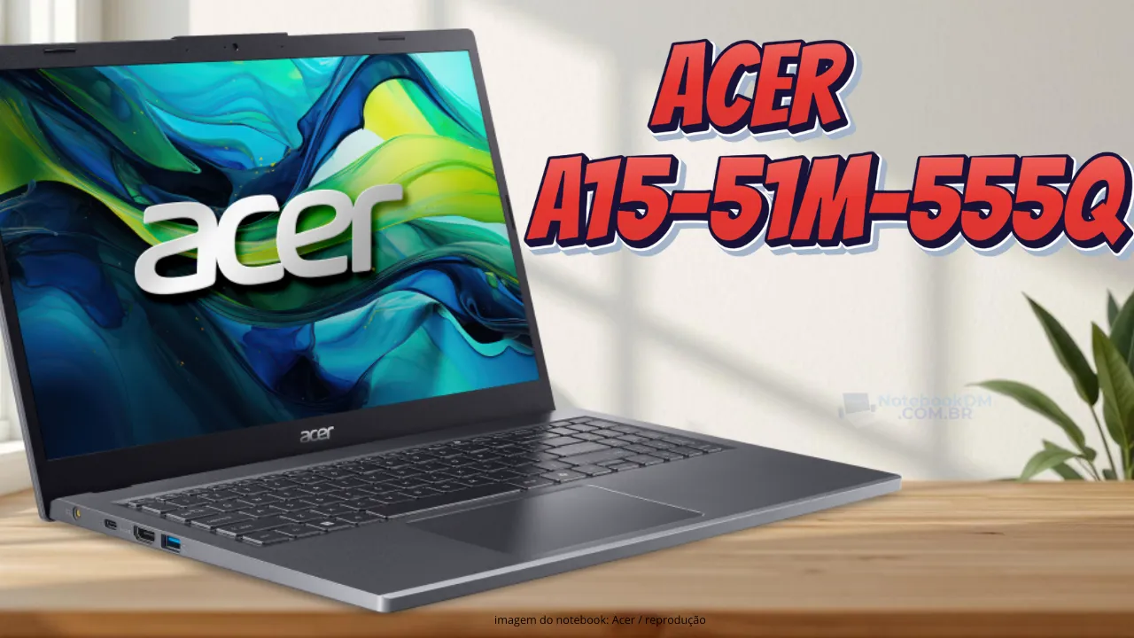 Notebook Acer Aspire 15 A15-51M-555Q