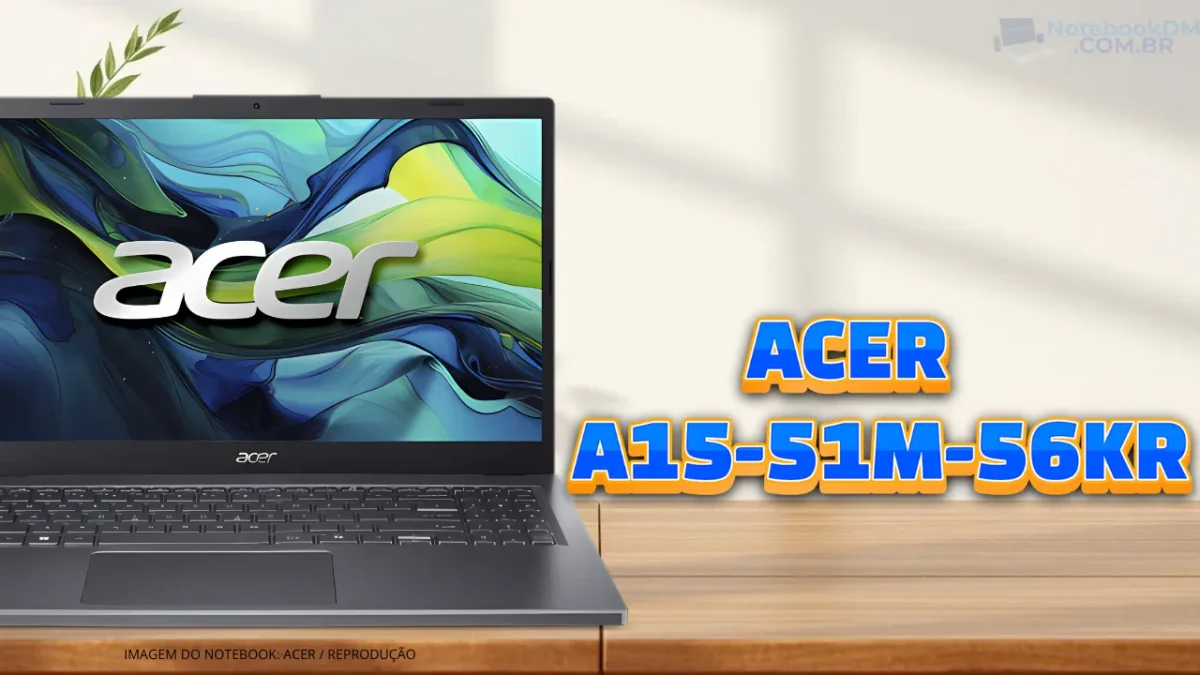Notebook Acer Aspire 15 A15-51M-56KR: Um modelo novo com Thunderbolt 4 e Sistema Debian 