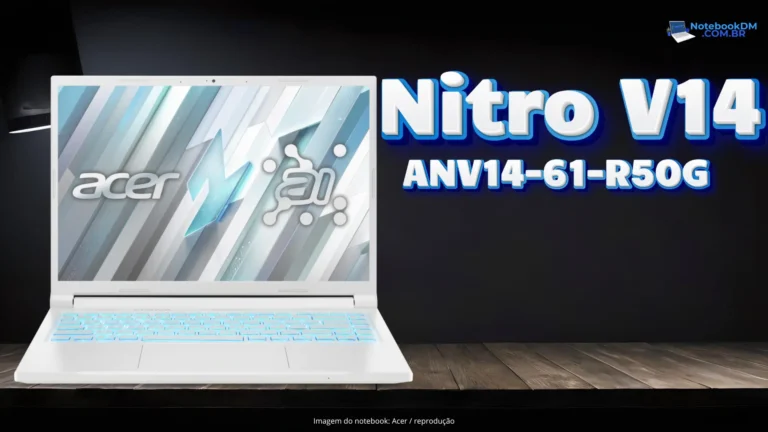 Acer Nitro-V14 ANV14-61-R50G com Ryzen 7 8845HS e RTX 4050