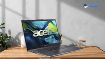 Notebook Acer Aspire 15 A15-51M-73WH com Intel Core i7 13ª, 16 GB de RAM e SSD de 512 GB