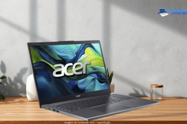 Notebook Acer Aspire 15 A15-51M-73WH com Intel Core i7 13ª, 16 GB de RAM e SSD de 512 GB