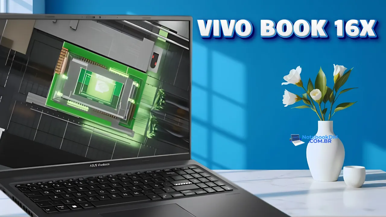 Notebook ASUS Vivobook 16X k3605zf-mb419 com Processador Intel Core i5 12500H e RTX2050