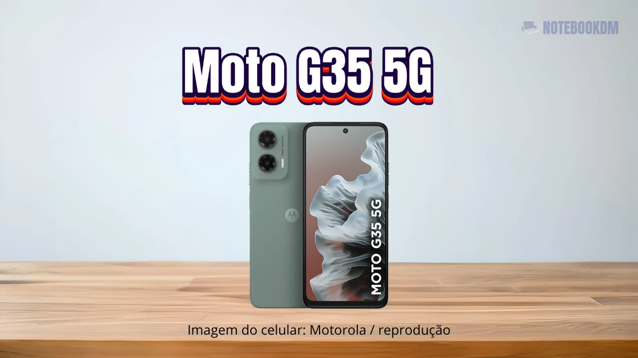 Moto g35 Cinza 256GB 12GB RAM Camera 50MP IA NFC Processador Unisoc T760 (2,2 GHz Octa-Core) | Mali-G57 Sistema Operacional Android 14