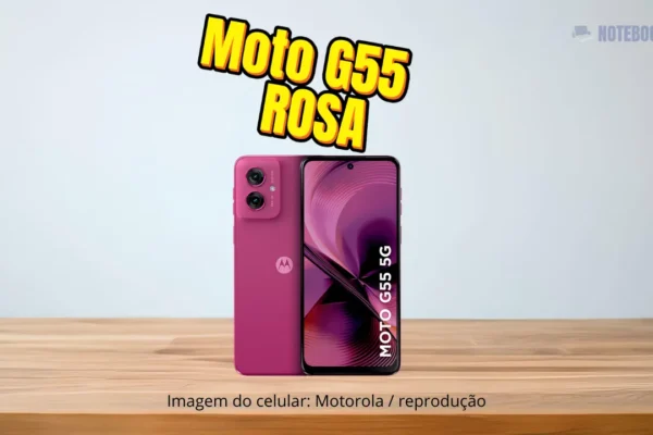 Smartphone Motorola Moto G55 Rosa 256GB 8GB RAM + 8GB RAM Boost