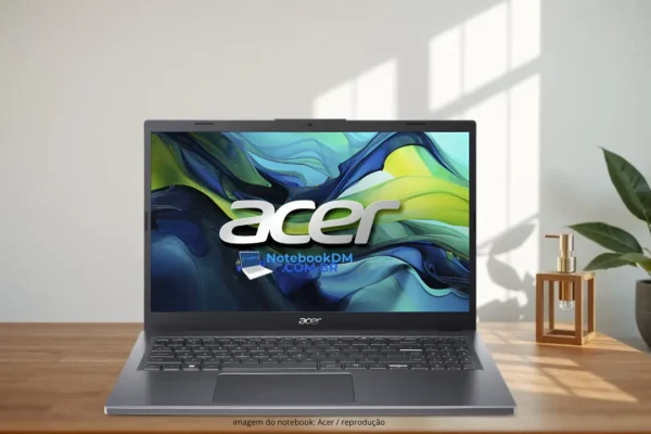 Notebook Acer Aspire 15 A15-51M-75V5 com i7-13620H e porta USB Thunderbolt 4