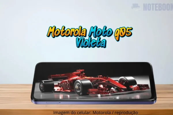 Smartphone Motorola Moto g05 Violeta com Câmera de 50MP com IA
