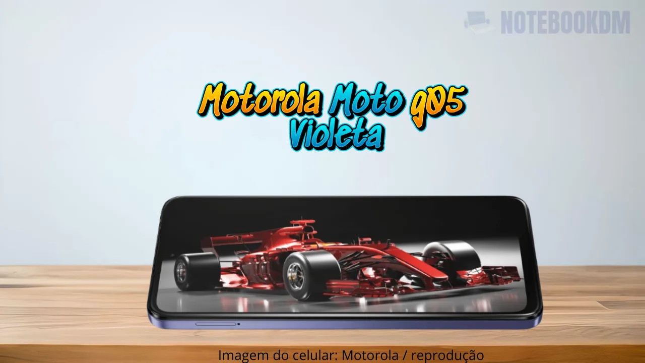 Smartphone Motorola Moto g05 Violeta com Câmera de 50MP com IA
