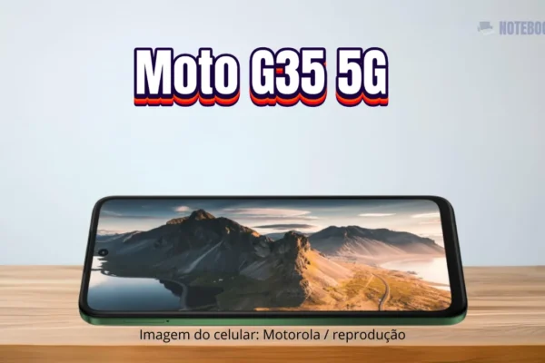 Novo celular Motorola Moto g35 verde 128 GB