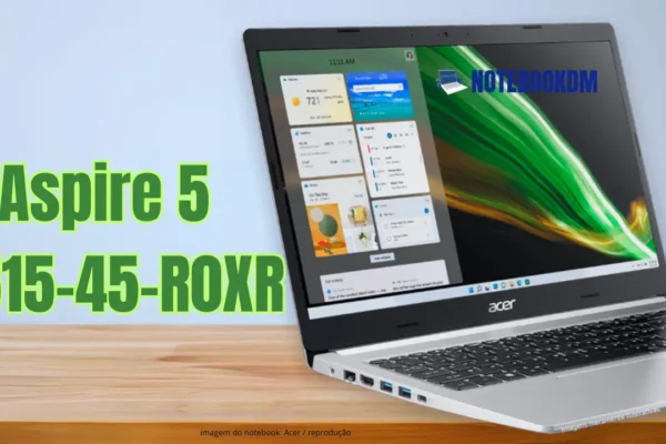 Notebook Acer Aspire 5 A515-45-R0XR com Ryzen 7 e Tela IPS FULL HD