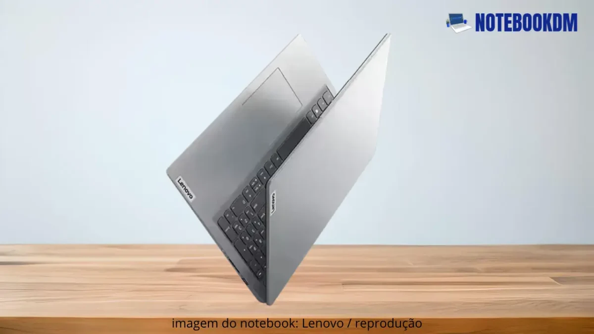 Notebook Lenovo IdeaPad 1i 82VY000QBR com Core i5,  8GB de RAM e SSD de 512GB 