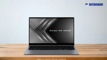 Samsung Galaxy Book4 NP750XGLZ-EXP com GeForce MX570 e Intel Core 5