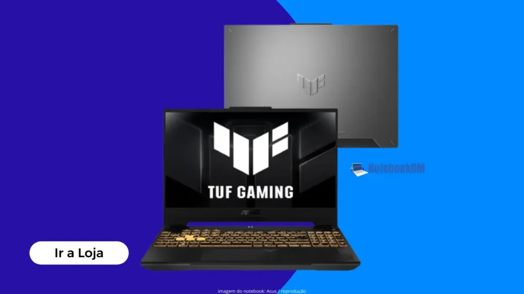 Notebook ASUS TUF Gaming F15 FX507VU-LP177W  com RTX4050 e Tela IPS