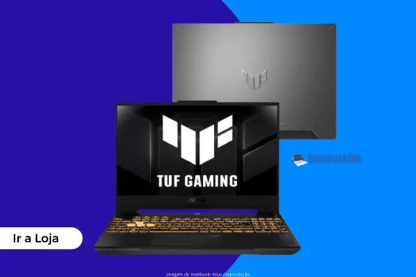 Notebook ASUS TUF Gaming F15 FX507VU-LP177W  com RTX4050 e Tela IPS