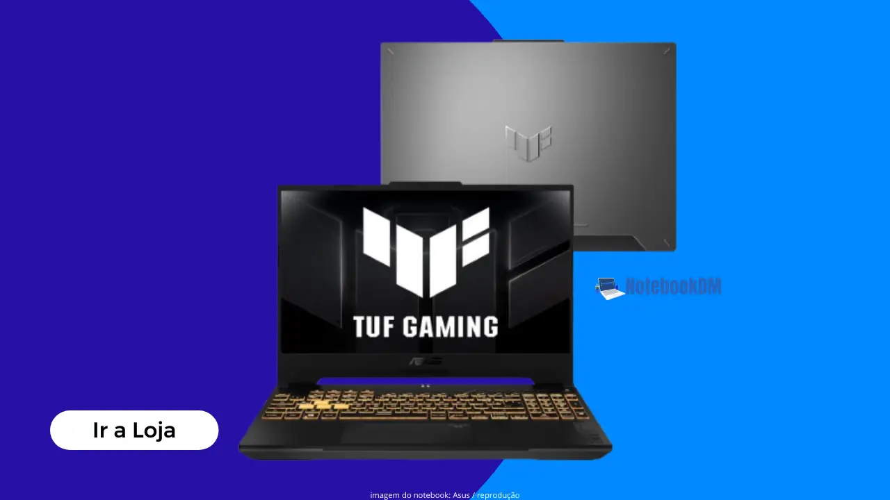 Notebook ASUS TUF Gaming F15 FX507VU-LP177W  com RTX4050 e Tela IPS