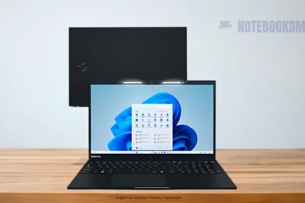 Notebook Positivo Vision R15 R516512A-15 com AMD Ryzen 5 5500U