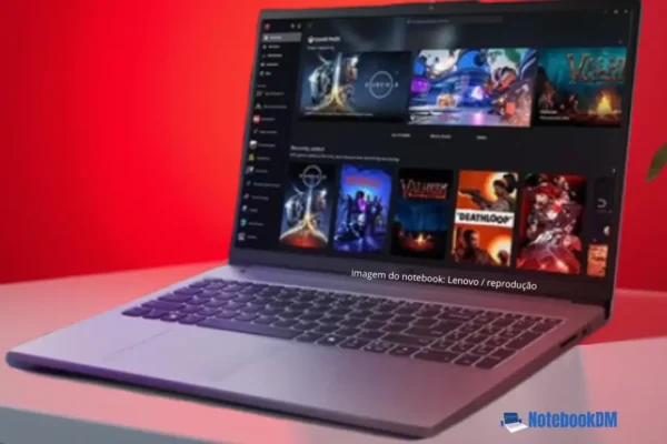 Notebook Gamer LOQ-e 15IAX9E com i5 12ª e RTX 3050