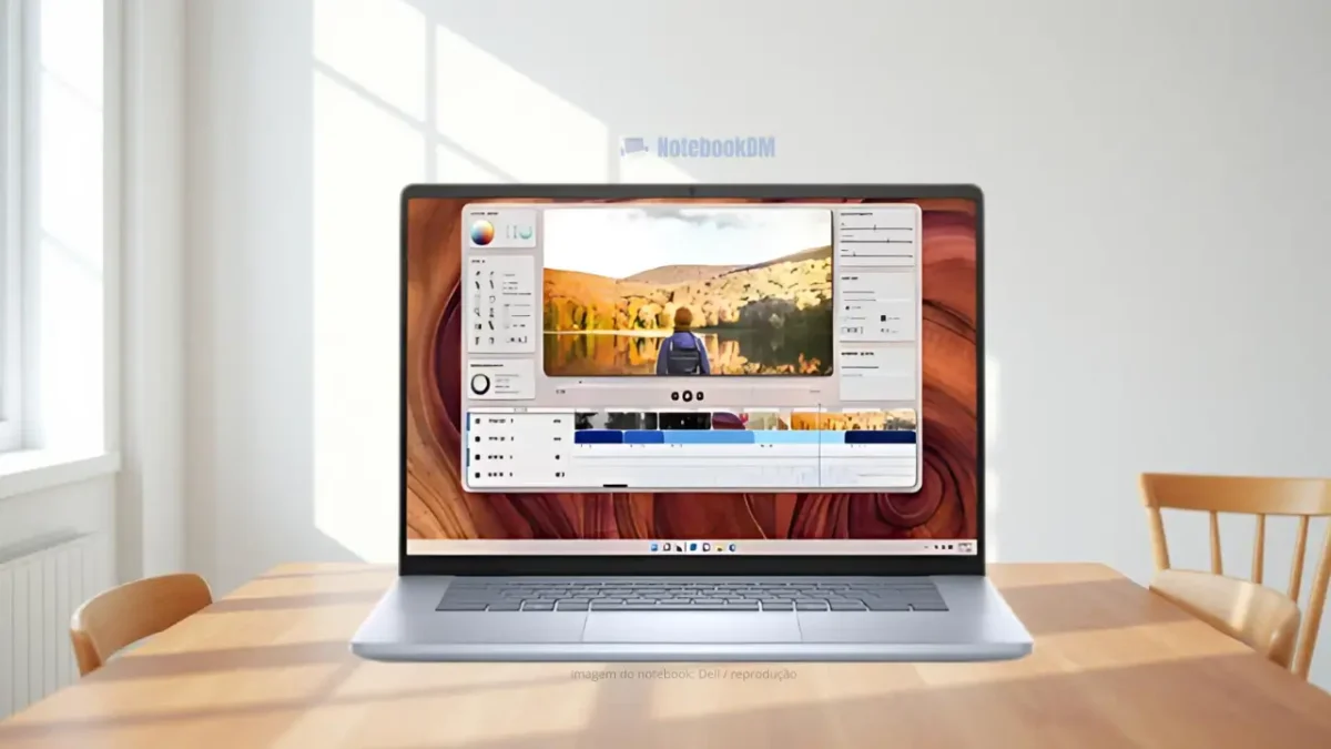 Notebook para editar vídeos em 2025 Dell Inspiron Plus I16