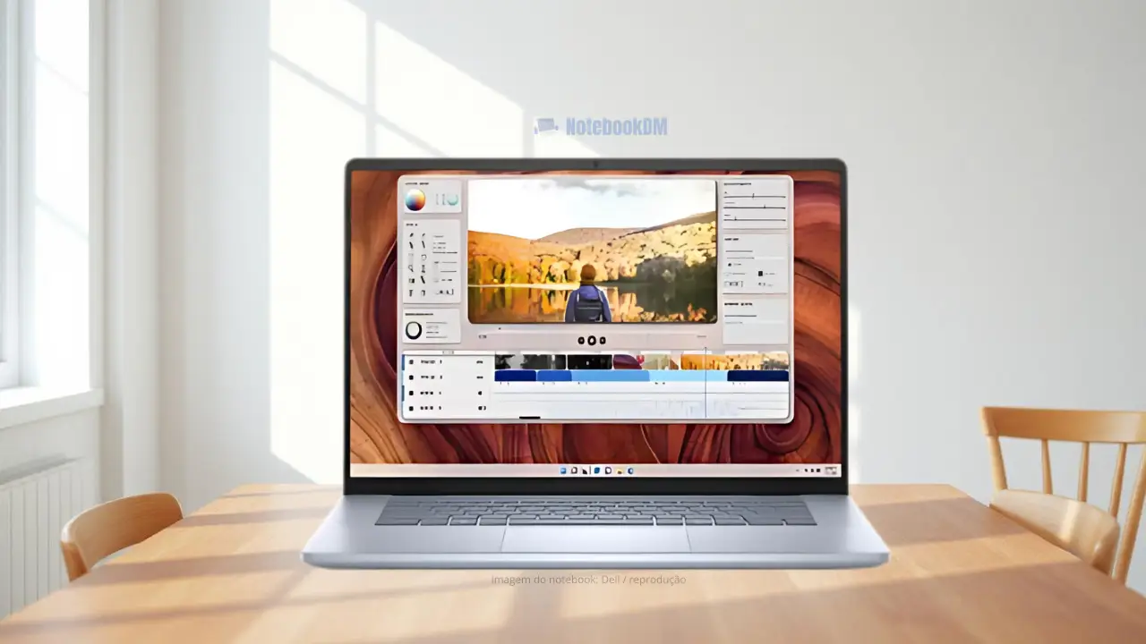 Notebook para editar vídeos em 2025 Dell Inspiron Plus I16