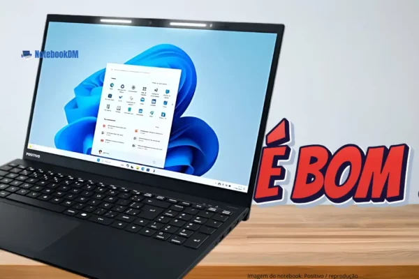 Notebook Positivo Vision i15 com i3-N300 e Tela IPS FULL HD 