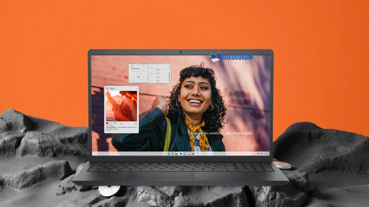 O Modelo Dell Inspiron I15-I1300-U60P é equipado com Um Processador Intel Core i5 1334U e 16 GB de Memória RAM DDR4