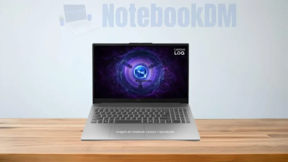 O Modelo 83me0002br é equipado com a RTX4050, Um Processador Intel Core i7-12650hx e 16 GB de Memória RAM DDR5 4800 mhz e SSD de 512 GB
