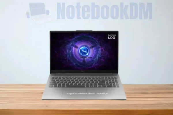 O Modelo 83me0002br é equipado com a RTX4050, Um Processador Intel Core i7-12650hx e 16 GB de Memória RAM DDR5 4800 mhz e SSD de 512 GB