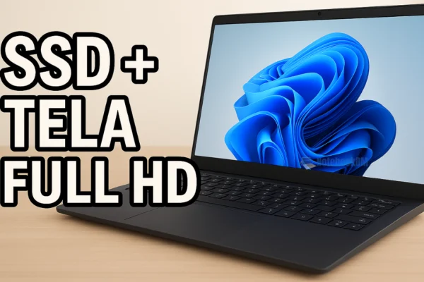 Notebook bom e barato com SSD e TELA FULL HD Veja​