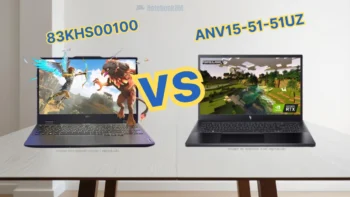 Comparativo entre os notebooks Acer Nitro V15 ANV15-51-51UZ e Lenovo LOQ 15IRX9 83KHS00100 com foco em desempenho, ficha técnica e custo-benefício.