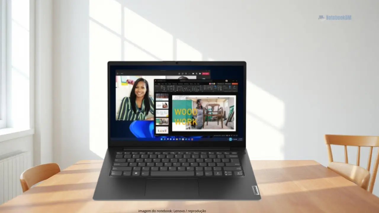 Lenovo V14 G4 IRU 83GK000MBR: Notebook com Intel Core i5 | 16GB RAM | SSD 512GB e Tela Full HD